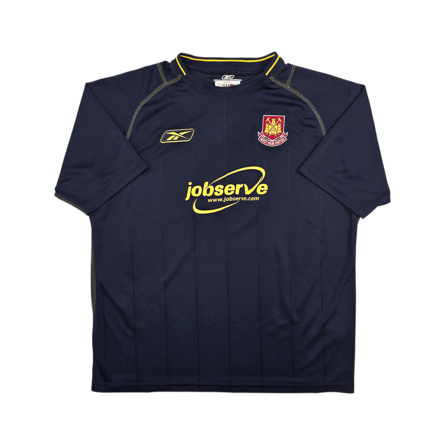 2003/04 West Ham United Away Football Shirt (XL) Reebok #4