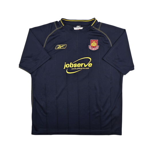 2003/04 West Ham United Away Football Shirt (XL) Reebok #4