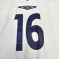 2003/05 England Home Football Shirt (L) Umbro #16 J. Cole
