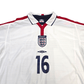 2003/05 England Home Football Shirt (L) Umbro #16 J. Cole