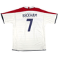 2003/05 England Home Football Shirt (XL) Umbro #7 Beckham
