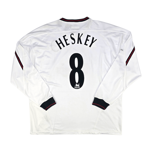 2003/05 Liverpool Away Football Shirt (2XL) Reebok #8 Heskey