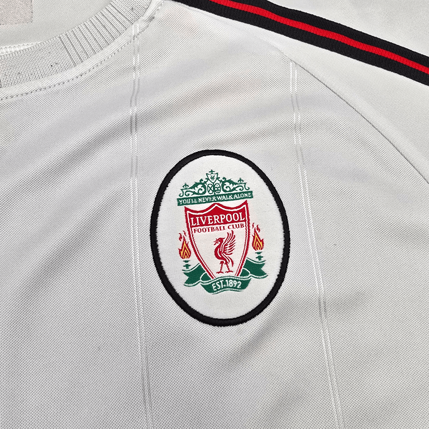 2003/05 Liverpool Away Football Shirt (L) Reebok #17 Gerrard