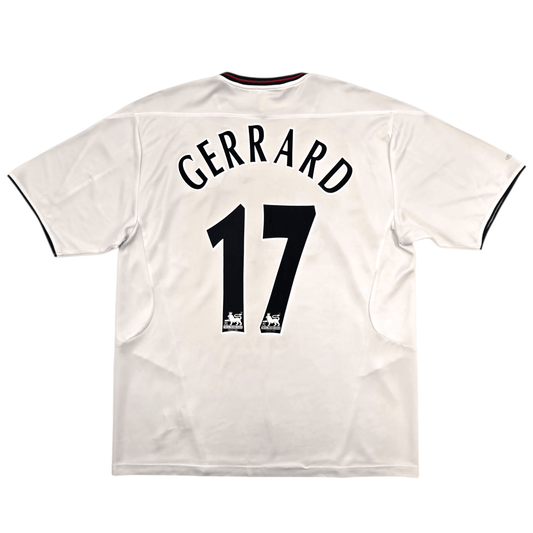 2003/05 Liverpool Away Football Shirt (L) Reebok #17 Gerrard