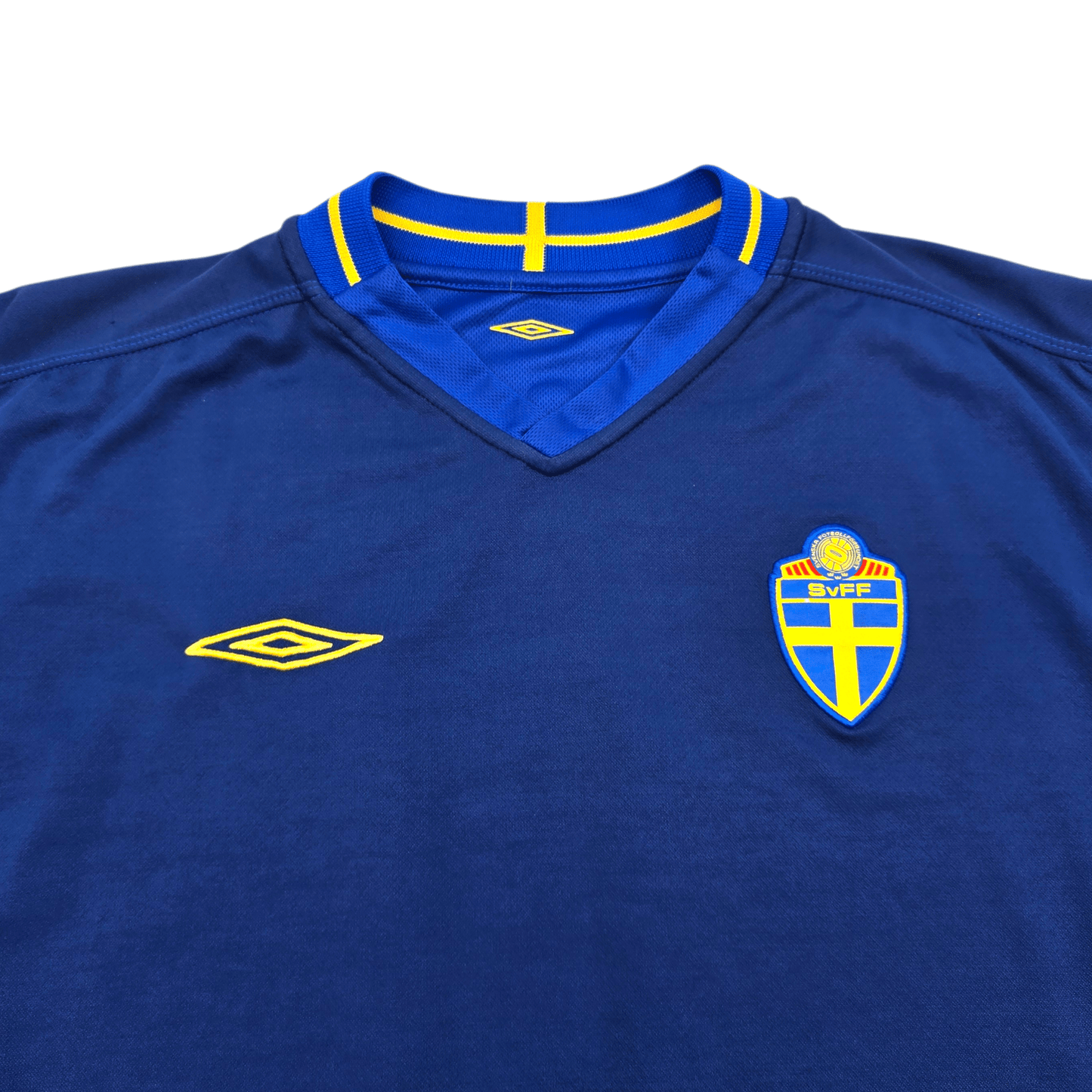 2003/05 Sweden Away Football Shirt (XL) Umbro #11 Larsson