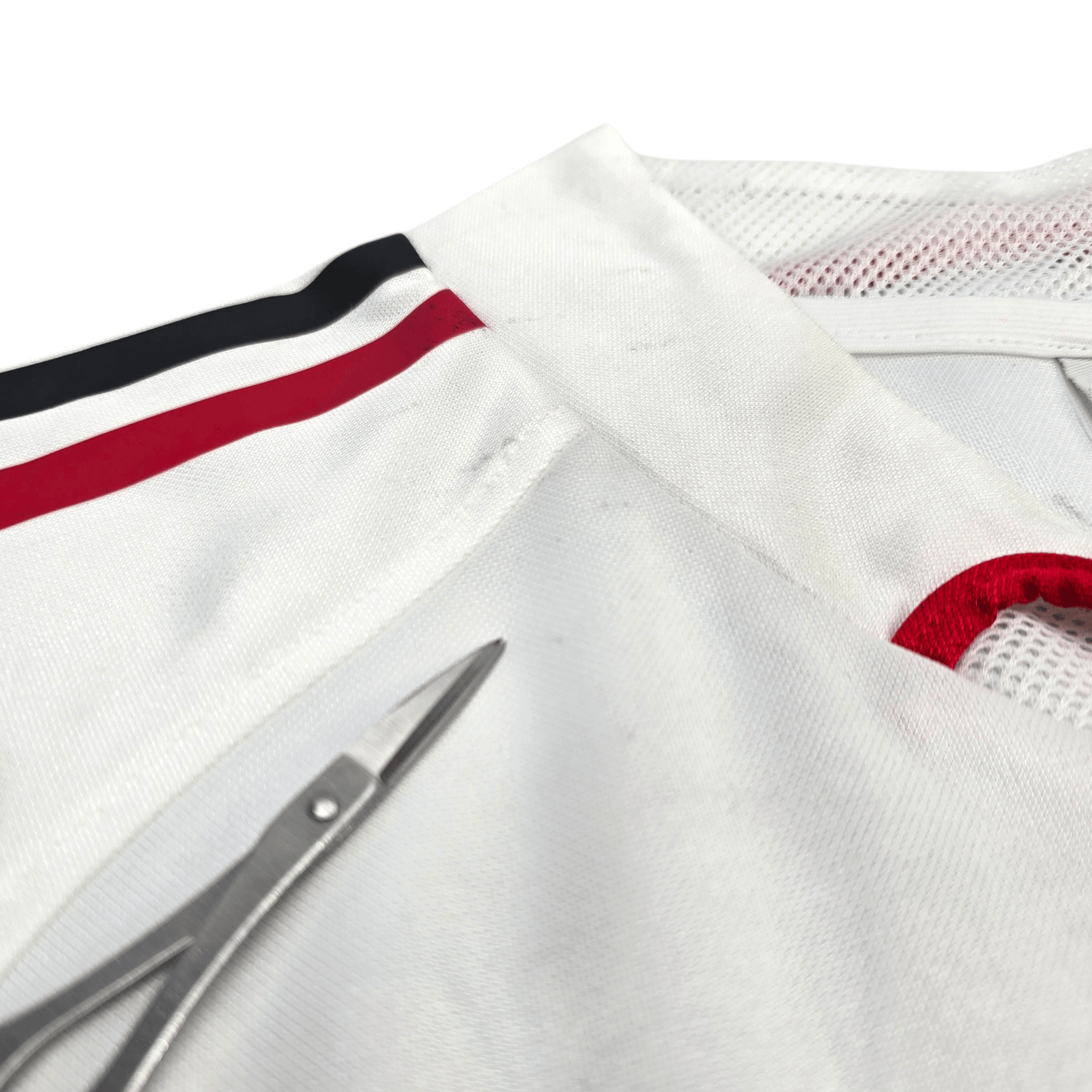 2004/05 AC Milan Away Football Shirt (M) Adidas #7 Shevchenko