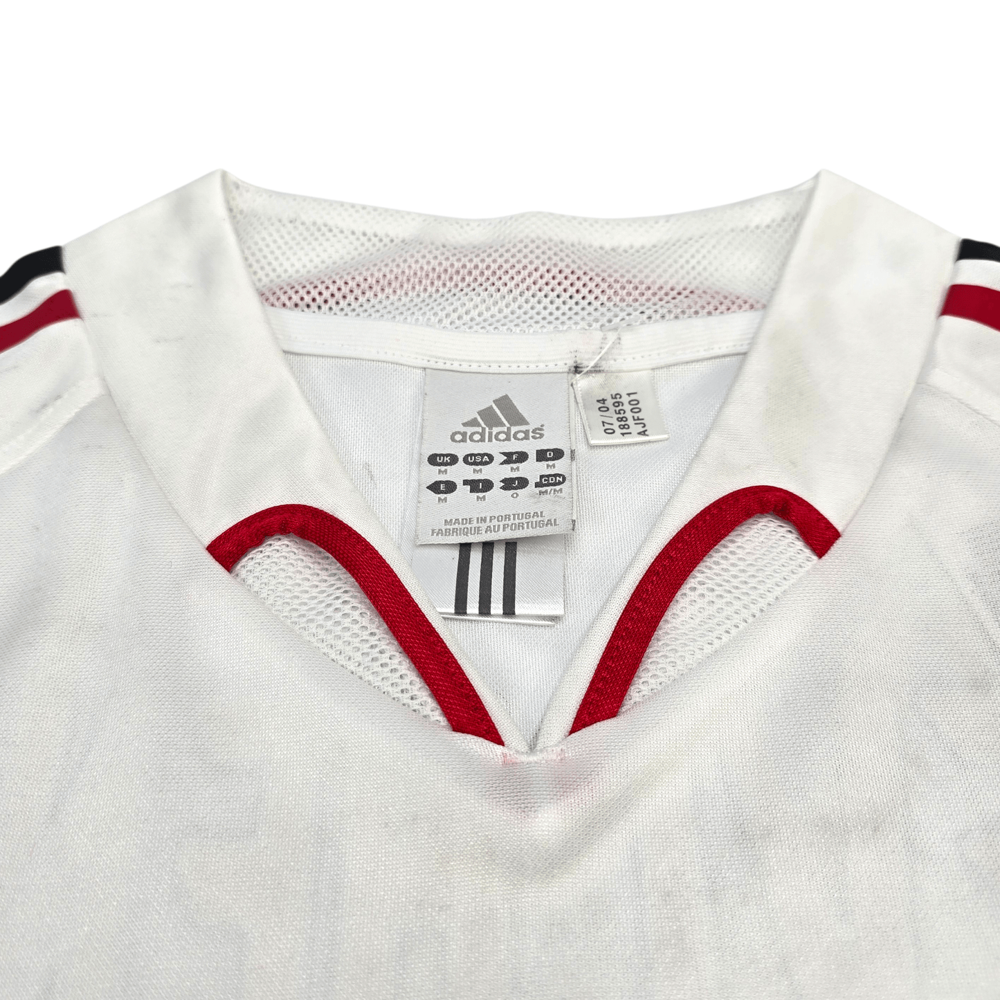 2004/05 AC Milan Away Football Shirt (M) Adidas #7 Shevchenko