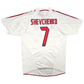 2004/05 AC Milan Away Football Shirt (M) Adidas #7 Shevchenko