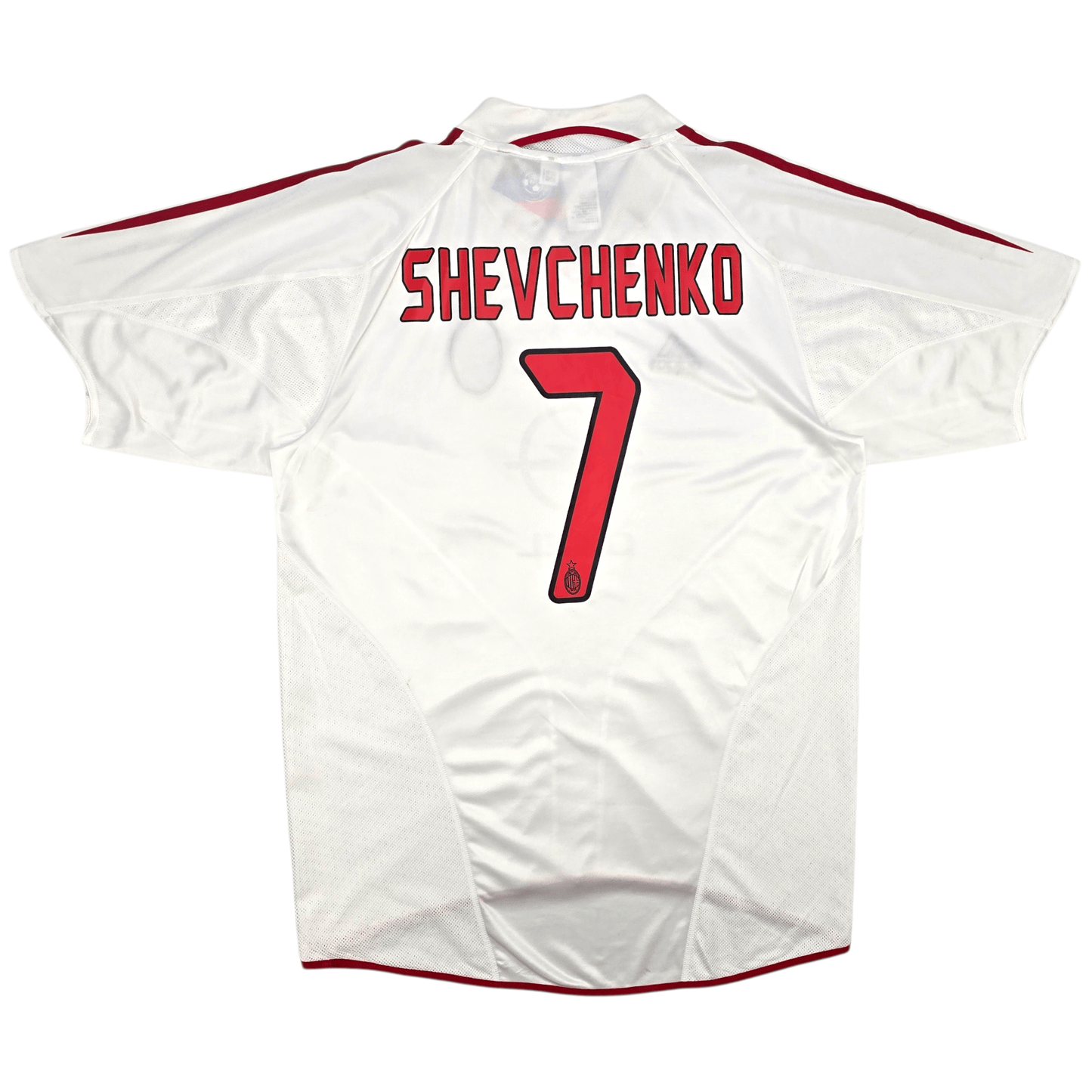 2004/05 AC Milan Away Football Shirt (M) Adidas #7 Shevchenko