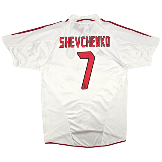 2004/05 AC Milan Away Football Shirt (M) Adidas #7 Shevchenko