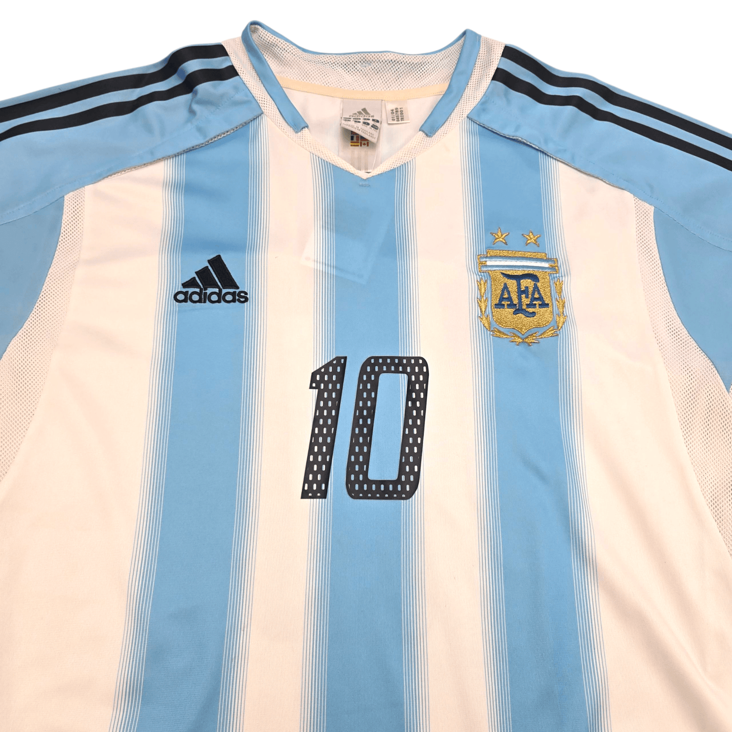 2004/05 Argentina Home Football Shirt (XL) Adidas #10 Tevez