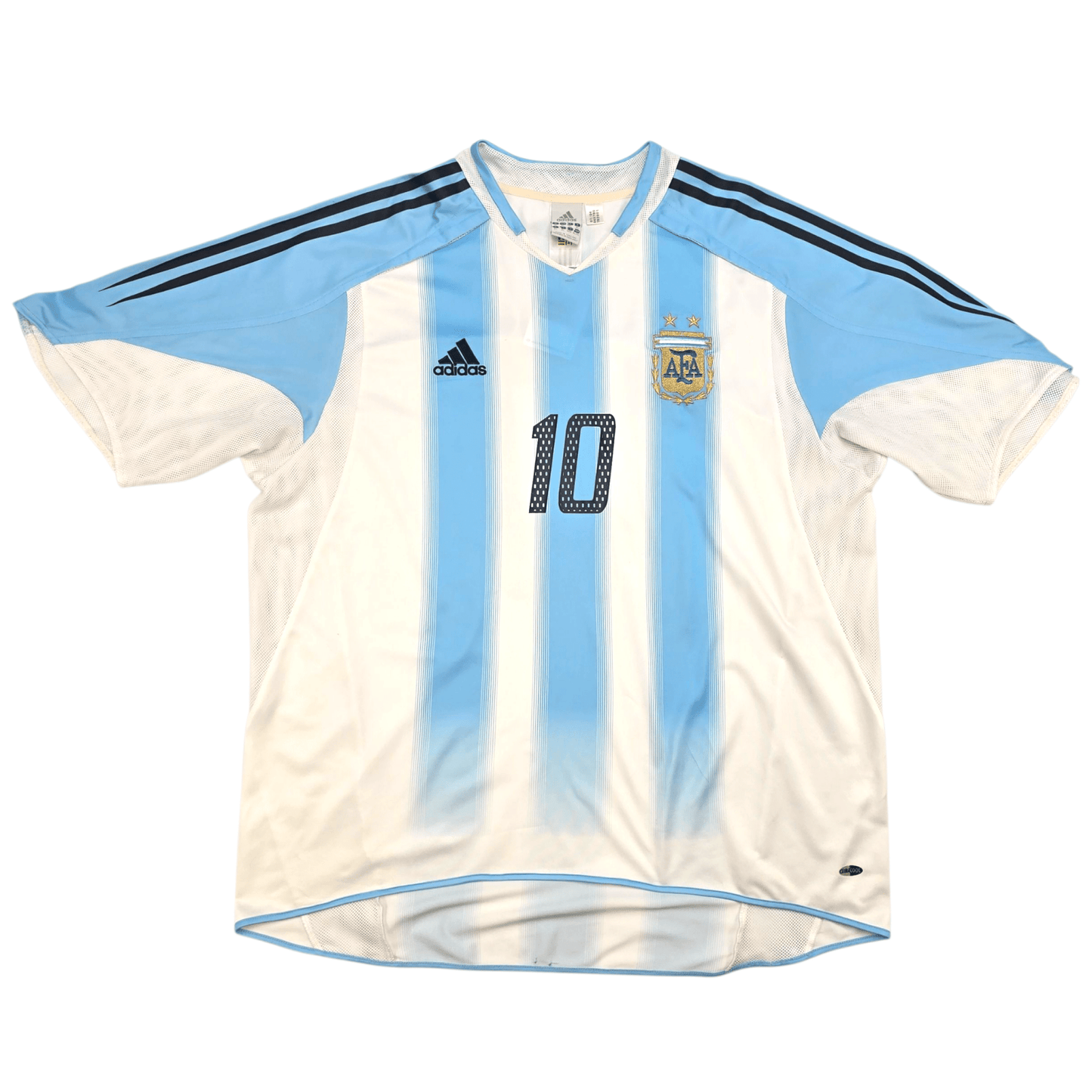 2004/05 Argentina Home Football Shirt (XL) Adidas #10 Tevez