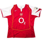 2004/05 Arsenal Home Football Shirt (XL) Nike #8 Ljungberg (Womens)