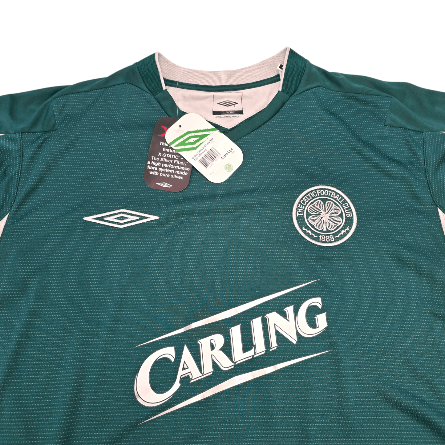 2004/05 Celtic Away Football Shirt (XL) Umbro #7 Juninho (BNWTs)
