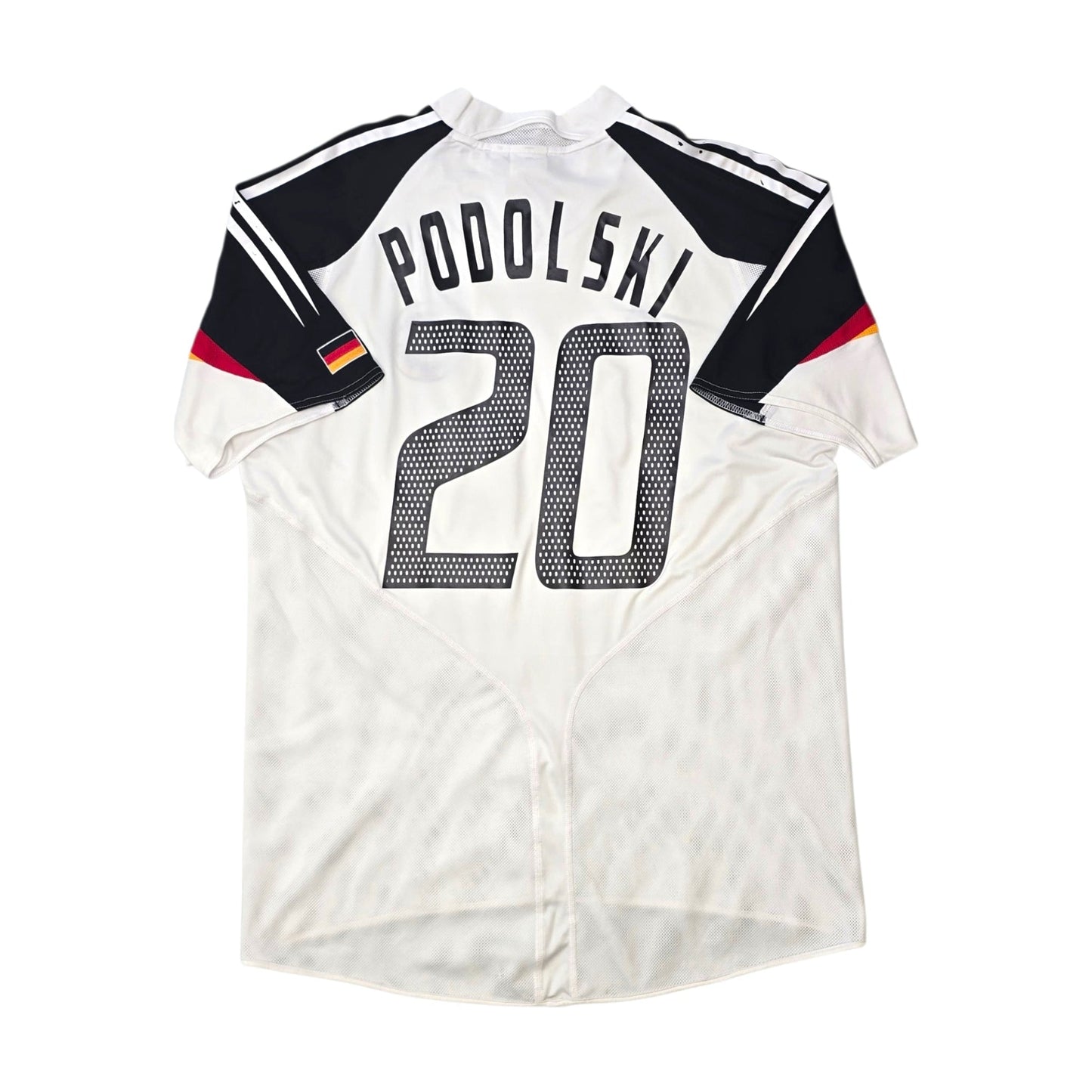 2004/05 Germany Home Football Shirt (L) Adidas #20 Podolski