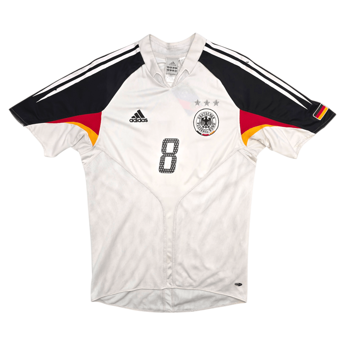 2004/05 Germany Home Football Shirt (M) Adidas #8 Hamann
