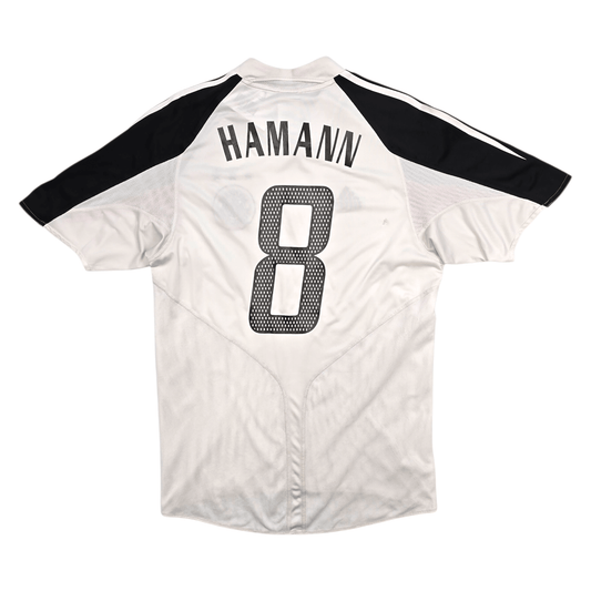 2004/05 Germany Home Football Shirt (M) Adidas #8 Hamann