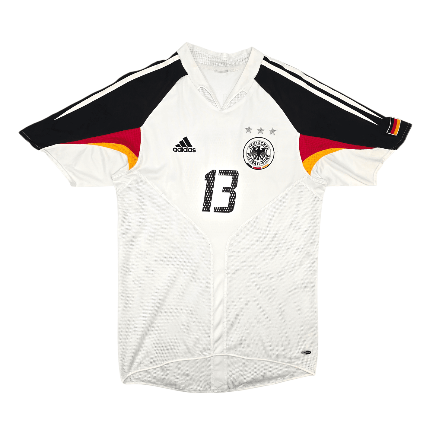 2004/05 Germany Home Football Shirt (S) Adidas #13 Ballack