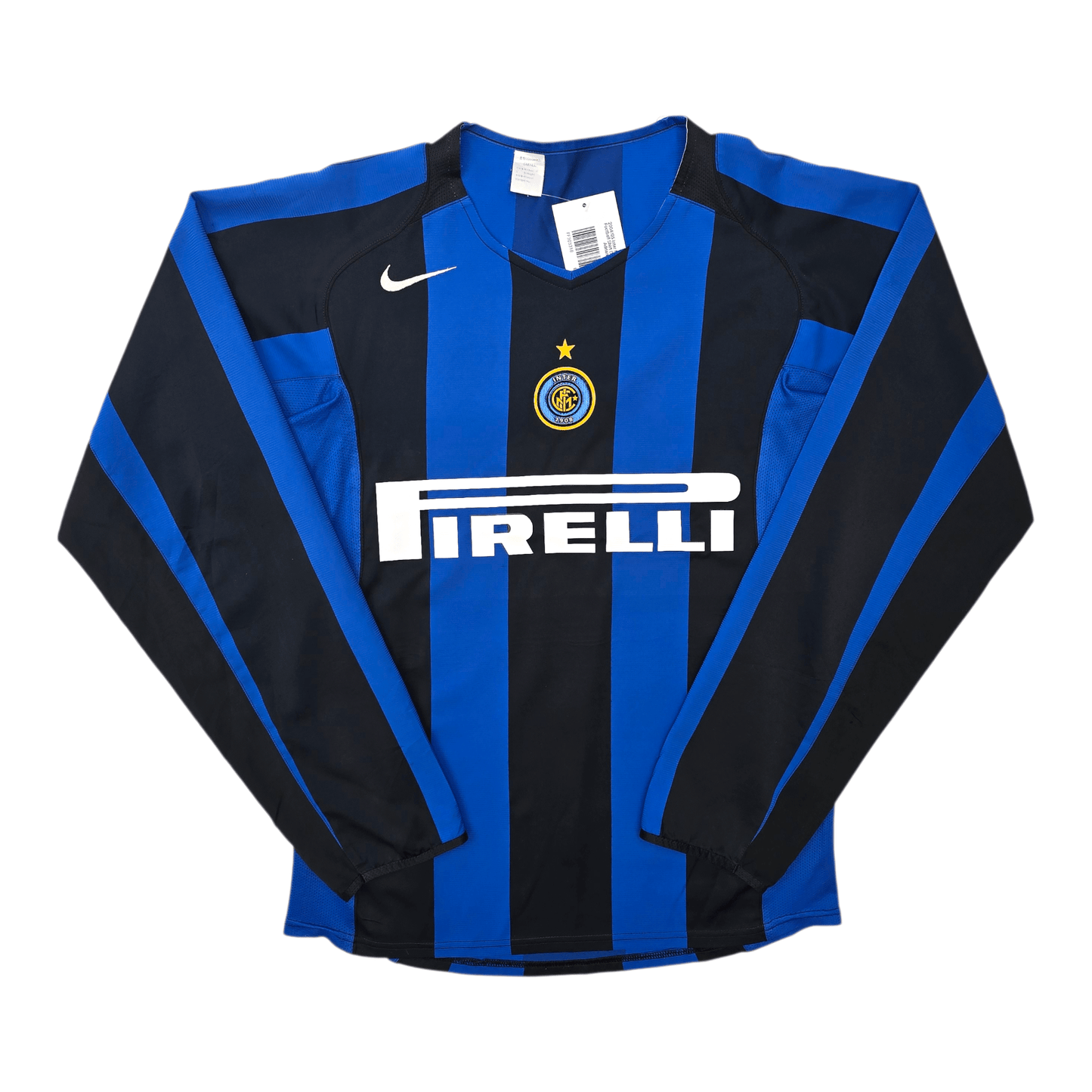 2004/05 Inter Milan Home Football Shirt (S) Nike #10 Adriano