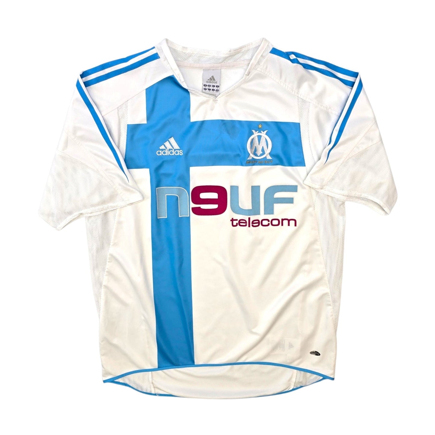 2004/05 Olympique Marseille Home Football Shirt (L) Adidas