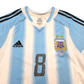 2004/06 Argentina Home Football Shirt (S) Adidas #8 Riquelme