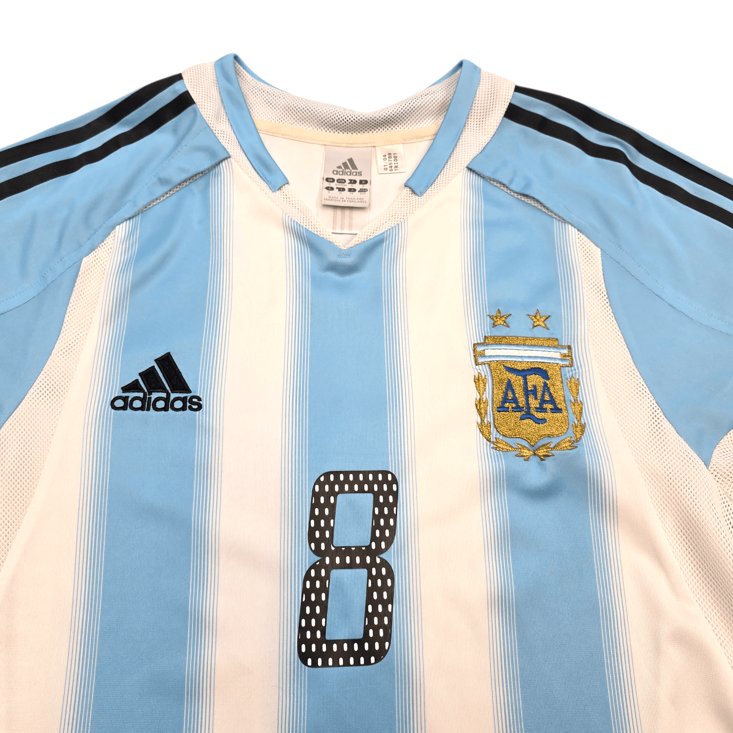 2004/06 Argentina Home Football Shirt (S) Adidas #8 Riquelme