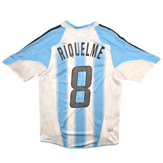 2004/06 Argentina Home Football Shirt (S) Adidas #8 Riquelme