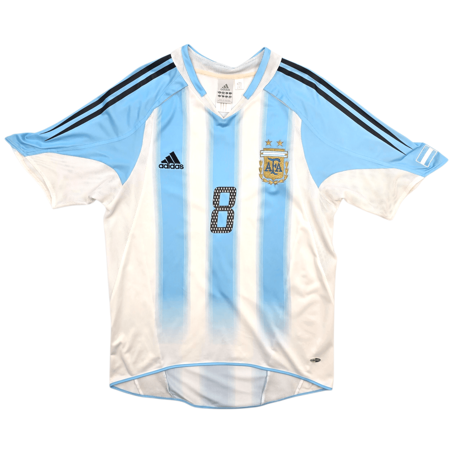 2004/06 Argentina Home Football Shirt (S) Adidas #8 Riquelme