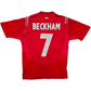 2004/06 England Away Football Shirt (M) Umbro #7 Beckham