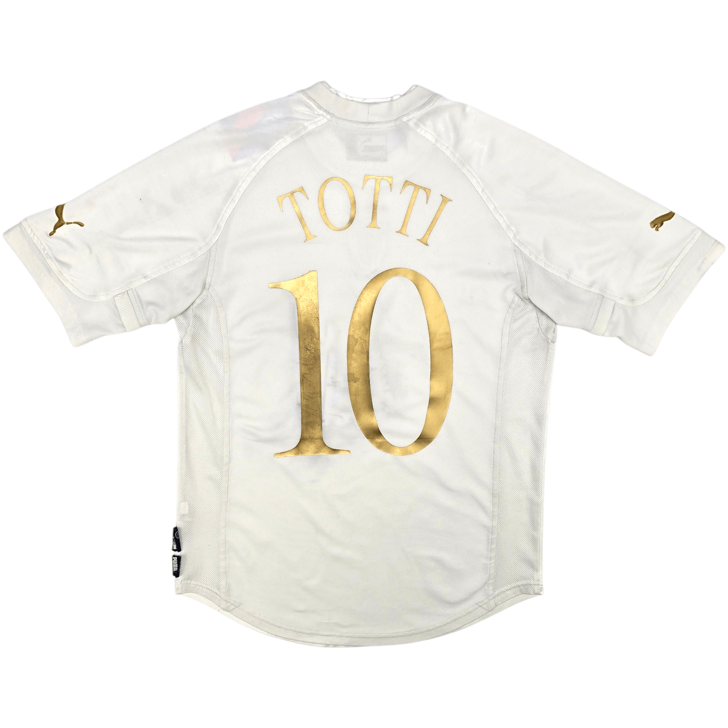 2004/06 Italy Away Football Shirt (S) Puma #10 Totti