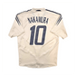 2004/06 Japan Away Football Shirt (L) Adidas #10 Nakamura