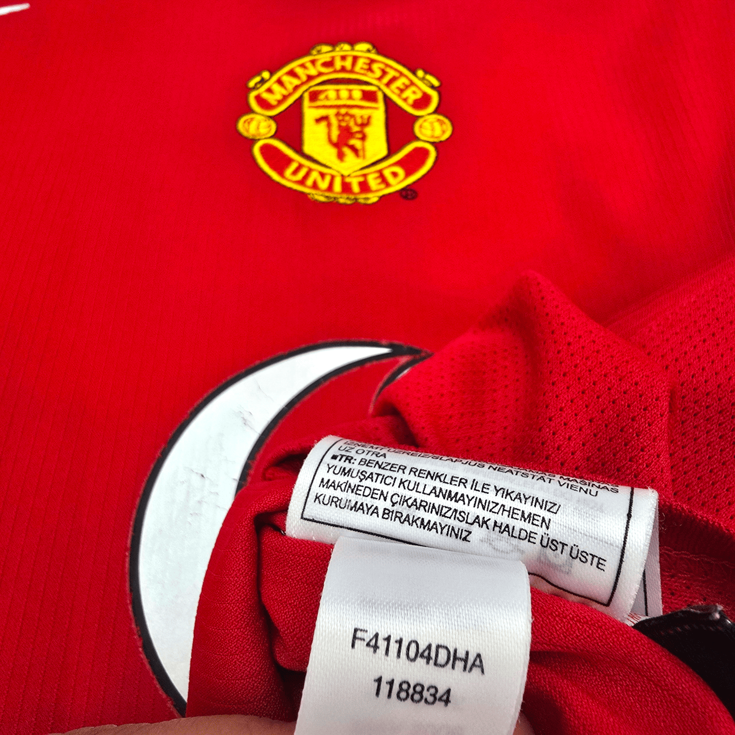 2004/06 Manchester United Home Football Shirt (2XL) Nike #7 Ronaldo