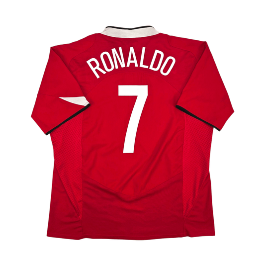 2004/06 Manchester United Home Football Shirt (2XL) Nike #7 Ronaldo