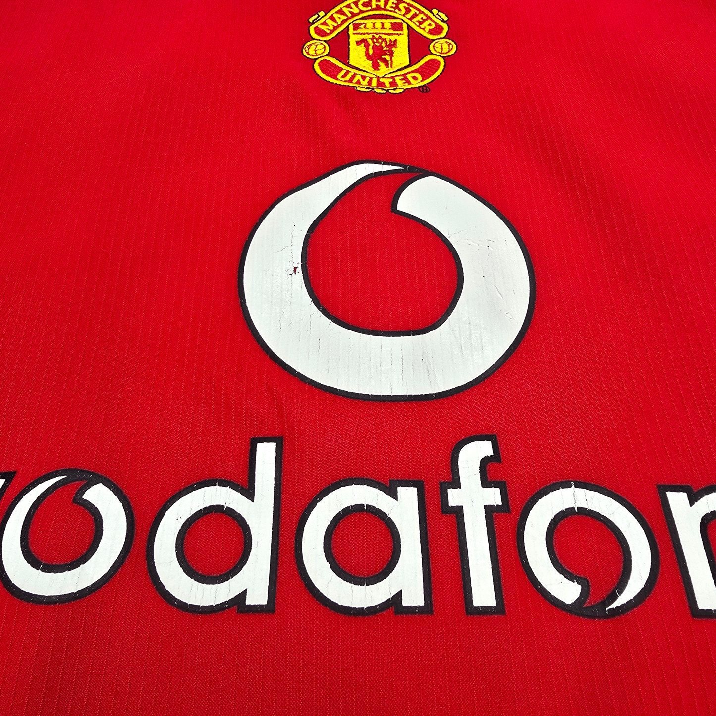 2004/06 Manchester United Home Football Shirt (M) Nike #20 Solskjaer
