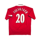 2004/06 Manchester United Home Football Shirt (M) Nike #20 Solskjaer