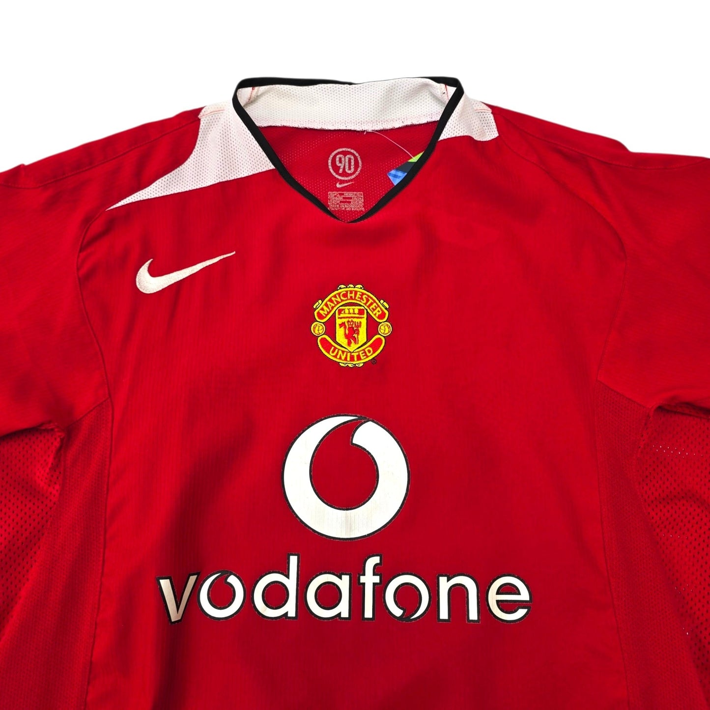 2004/06 Manchester United Home Football Shirt (M) Nike
