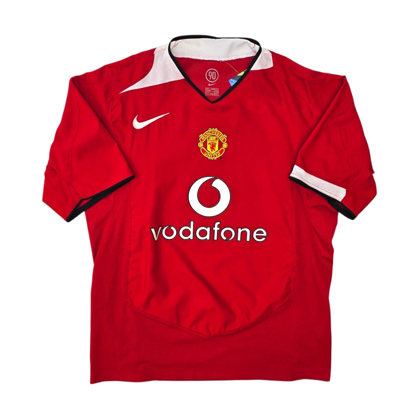 2004/06 Manchester United Home Football Shirt (M) Nike