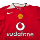 2004/06 Manchester United Home Football Shirt (S) Nike