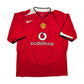2004/06 Manchester United Home Football Shirt (XL) Nike #7 Ronaldo