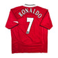 2004/06 Manchester United Home Football Shirt (XL) Nike #7 Ronaldo