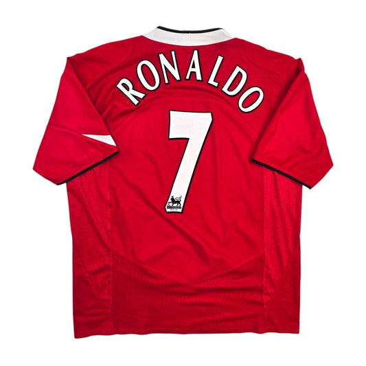 2004/06 Manchester United Home Football Shirt (XL) Nike #7 Ronaldo