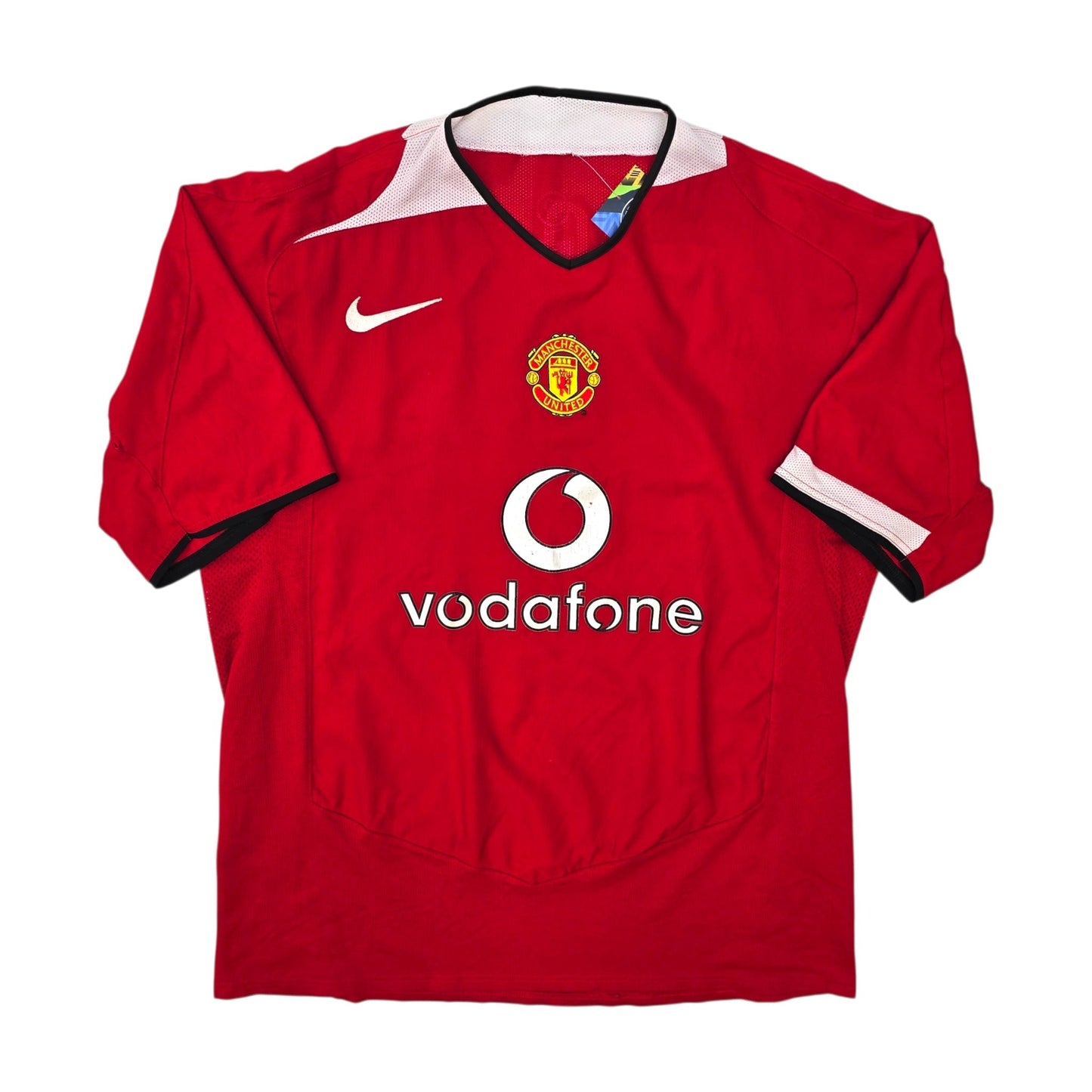 2004/06 Manchester United Home Football Shirt (XL) Nike #8 Rooney