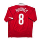 2004/06 Manchester United Home Football Shirt (XL) Nike #8 Rooney