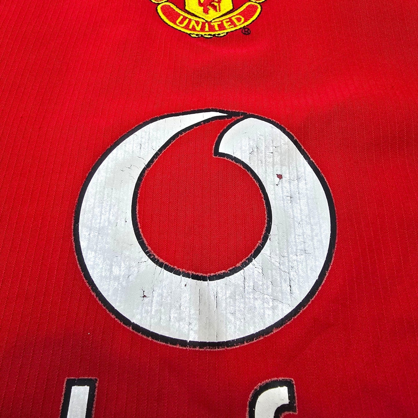 2004/06 Manchester United Home Football Shirt (XL) Nike #8 Rooney