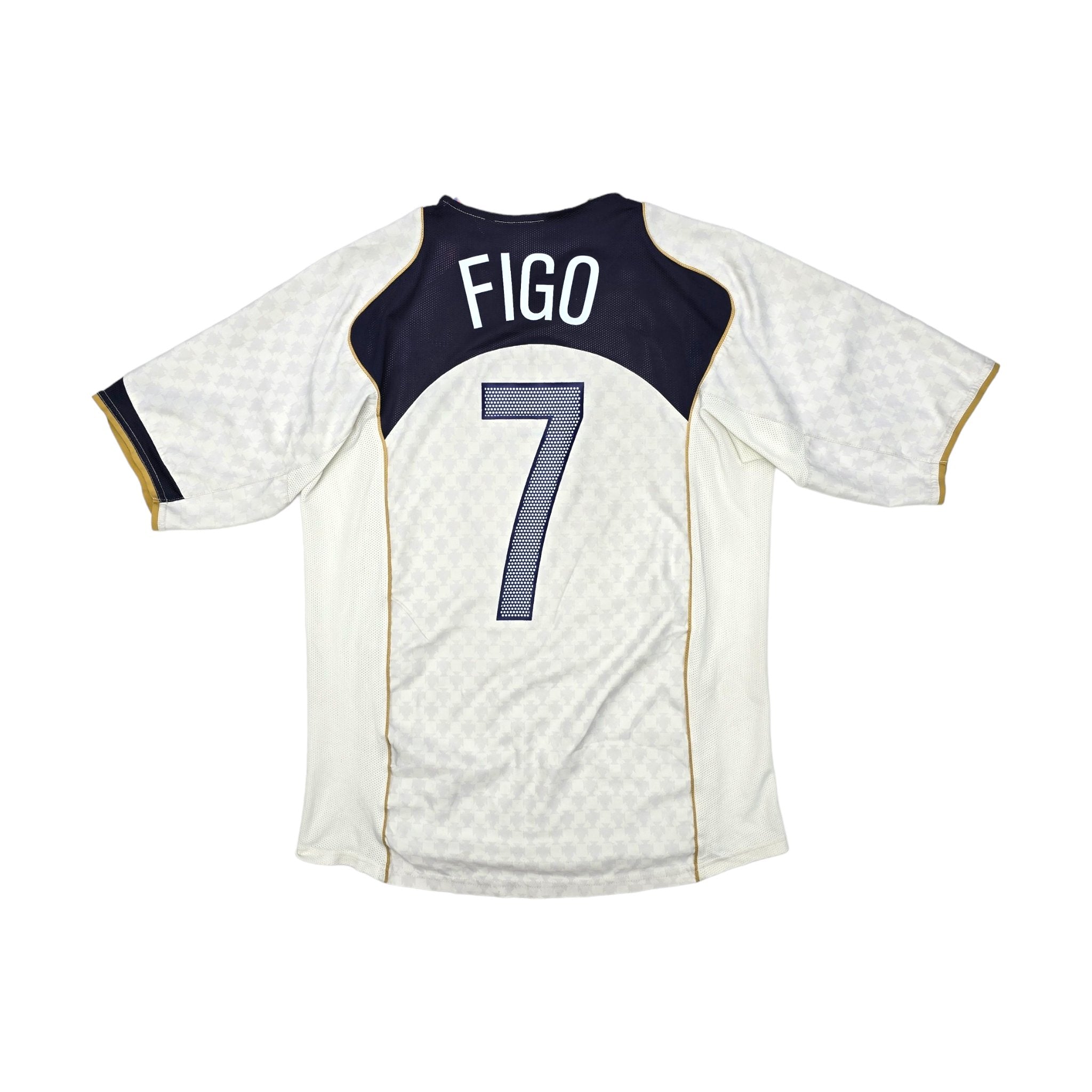 2004/06 Portugal Away Football Shirt (M) Nike #7 Figo – Casual