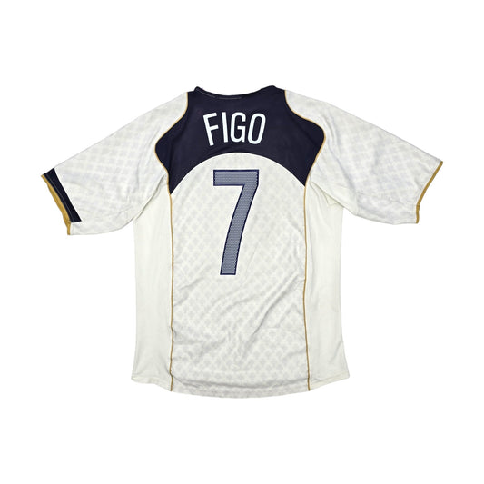 2004/06 Portugal Away Football Shirt (M) Nike #7 Figo