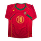 2004/06 Portugal Home Football Shirt (M) Nike #10 Rui Costa