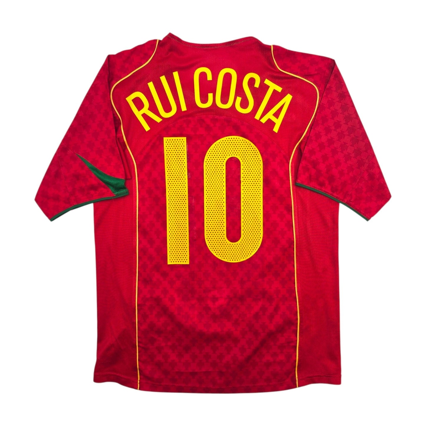2004/06 Portugal Home Football Shirt (M) Nike #10 Rui Costa
