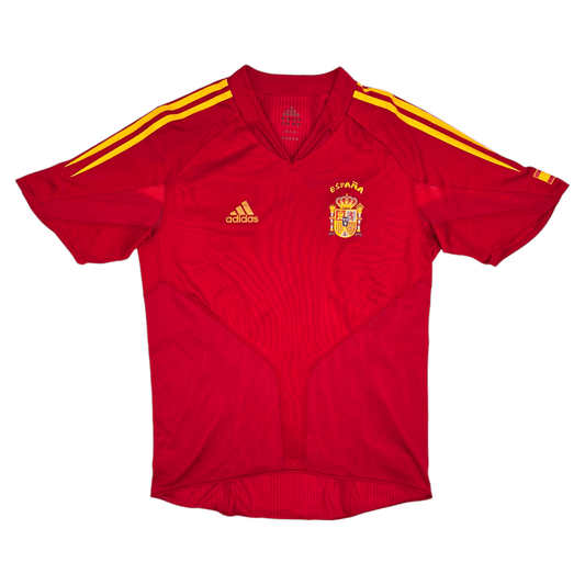 2004/06 Spain Home Football Shirt (M) Adidas (Player Version)