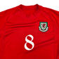2004/06 Wales Home Football Shirt (L) Kappa #8 Bellamy